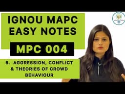 MPC 004 Easy Notes Explanation Part 5 #ignoumapc #mpc004