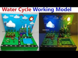 water cycle working model for science project exhibition - diy | howtofunda