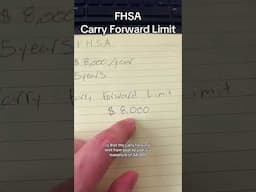 How the Carry Forward Limits work in the FHSA account