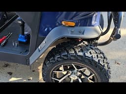 Difference between lifted & non-lifted fender flares on 2024 2025 Denago Rover Nomad Golf Cart