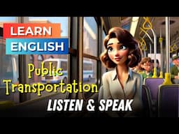 Public Transportation in My City | Improve Your English | English Listening Skills - Speaking Skills