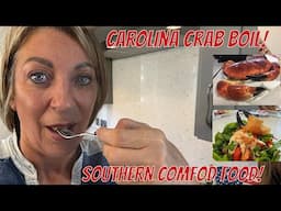 Brits Make & Try CAROLINA CRAB BOIL for the first time! Southern Comfort Foods!