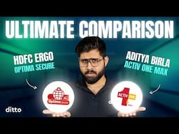 Aditya Birla Activ One Max vs HDFC ERGO Optima Secure *DETAILED* Comparison | Pros, Cons & Features