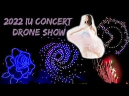 [IU] 2022 아이유콘서트 역대급 오로라 드론쇼 불꽃놀이 IU Concert Drone Show Live Clip 오렌지태양아래 시간의바깥 'The Golden Hour'