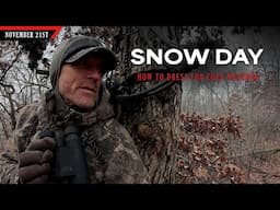 The First Snow of the Year - How I Dress for Cold Weather | Bowhunting Whitetails w/ Bill Winke