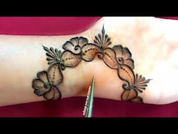 New beautiful stylish mehndi design | Arabic mehndi design | mehndi design |Mehndi ka design |mehndi