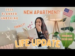 We MOVED AGAIN 😅 a little LIFE UPDATE + 2025 Planner Unboxing 😍