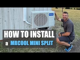 How to install a MrCool Mini Split from Start to Finish | Complete Walk through!