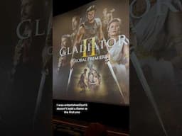 I accidentially went to the Gladiator II premiere! ⚔️🦈🏺#gladiator #romanempire