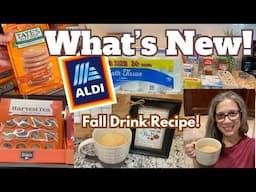 NEW for Fall at Aldi | Yummy Fall Drink Recipe (no coffee!) | Grocery Haul