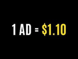 Get Paid $1.10 PER AD Watched