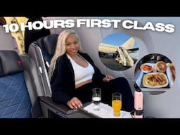 $8000 FIRST CLASS  FLIGHT to Greece 10 HOURS | MINI TRAVEL VLOG