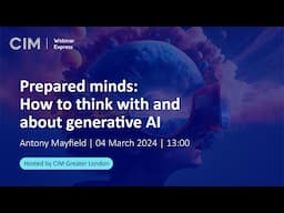 Webinar Express: Prepared minds – How to think with and about generative AI