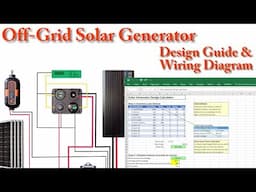 DIY Solar Generator - Builders Guide - Engineer Your Own in 13 Minutes