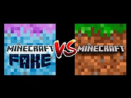 FAKE Minecraft PE VS REAL Minecraft PE (WHICH ONE IS BETTER?)