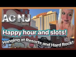 Visiting Hard Rock and Resorts In Atlantic City NJ casino slots beach boardwalk