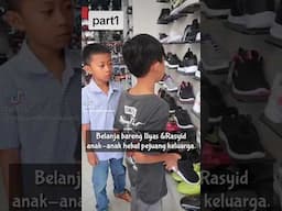 Ajak Rasyid dan Ilyas belanja keperluan sekolah