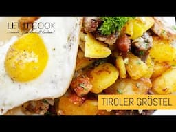 Tiroler Gröstel mit Speck und Spiegelei