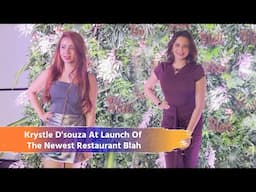 Lekha Prajapati At Launch Of The Newest Restaurant Blah