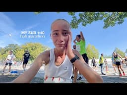 I ran my fastest half marathon | sub 1:40 attempt