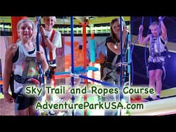 Sky Trail and Ropes Course Adventure Park USA in 4k UHD