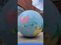 London's Giant Upside Down Globe #Geography