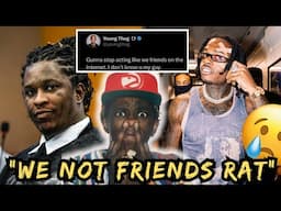 Young Thug "THREATENS" Gunna & WARNS other Rappers 😡"Gunna still a R*t🐀 in my EYES Jack!"🤐