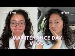 VLOG: Maintenance Day! | Lashes, Brow Lamination, Massage, Nails, etc. | Sloan Byrd