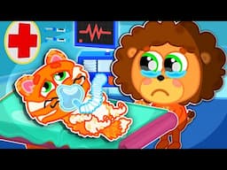 Lion Family | Pet Got Sick! Tiny Cat, Don't Leave Me! - How to Take Care of Your Pet | Cartoon