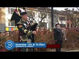 Remembrance Day Ceremony 2024 #canadaremembers #hamont