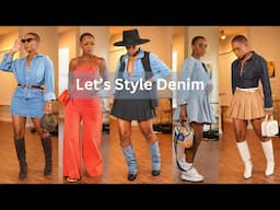 Let's Style Denim | Fall Fahion | Styling Denim | Angelle's Life