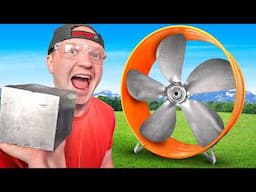 Unbreakable Cube VS Giant Fan