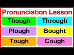 OUGH COMPLETE GUIDE 🤔 | 8 ways to pronounce 'ough' | English Pronunciation lesson with examples