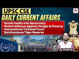 UPSC Current Affairs 2024 | Daily Current Affairs By Vivek Sir | Nirnay IAS