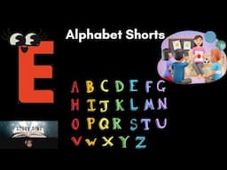 🐘🦅🔠Letter E Alphabet Short by storytime with music, sounds and sound effects, phonetics