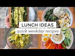 5 HEALTHY LUNCH IDEAS ‣‣ Realistic Weekday Meals