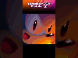 Sonic... what are you doing?? Halloween 2024 #pixelart #shorts