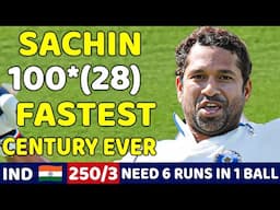 SACHIN TENDULKAR MASSIVE BATTING 100 RUNS | IND VS SA TEST MATCH 2009 | SHOCKING BATTING EVER🔥😱