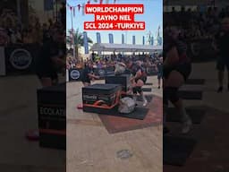 RAYNO NEL CROWNED WORLDCHAMPION STRONGMAN WORLD FINALS SCL 2024 #shorts #shortvideo #worldcup