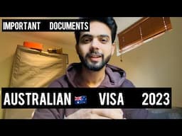 Important Australian 🇦🇺 Visa Documents 2023