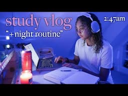 study night routine as a college student