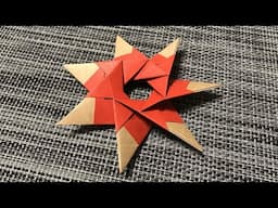 Origami Ninja Star / 7points / Modular Origami