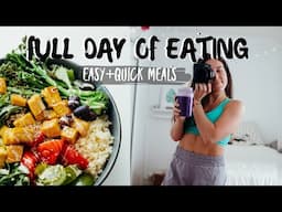 WHAT I EAT IN A DAY to stay healthy at HOME (vegan)