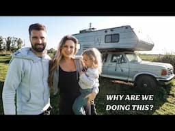 REUNITED WITH OUR TRUCK CAMPER AFTER 4 YEARS! (Surviving a 14 hour flight pregnant with a toddler)