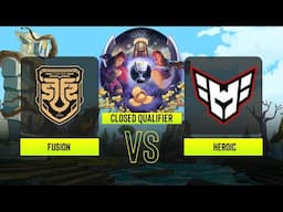 Dota2 - FUSION vs Heroic - ESL One - Bangkok: South America Closed Qualifier