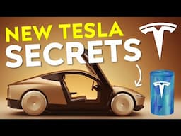 NEW Tesla CYBERCAB Secrets | 4680 Batteries Confirmed for ROBOTAXI