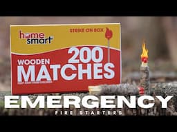 Make Your Own Emergency StormProof Matches: Survival Instructor shows this match trick!