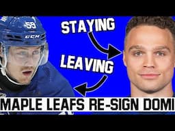 The Toronto Maple Leafs have Re-signed Max Domi & Tyler Bertuzzi is Leaving!