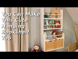 Make This Adorable DIY Kids Bookshelf | Perfect for Bedrooms & Storage!