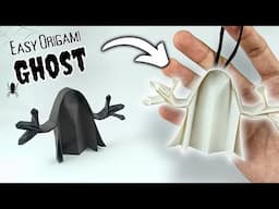 Super Simple Origami Ghost Tutorial for Halloween